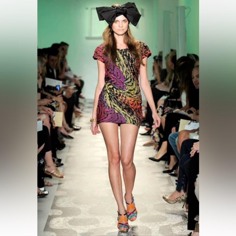 Diane Von Furstenberg Multicolor Mini Dress